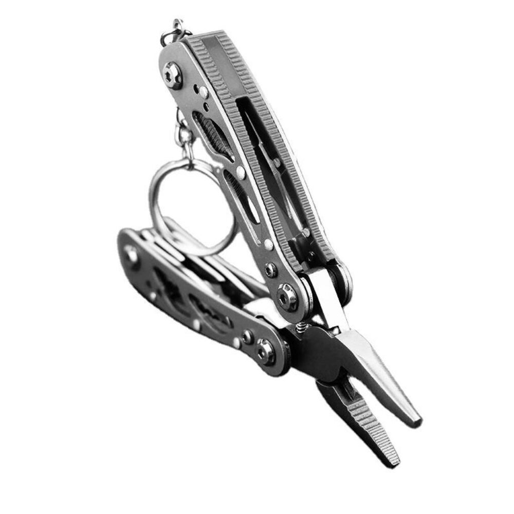 Multi-Purpose Knife Pliers Stainless Steel Folding Tool with Carbon Steel(1 set)